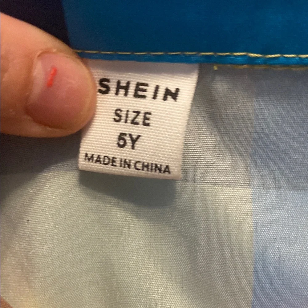 Cat & Jack Blue and Orange Button Down Shirts - Picture 2 of 3